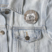 Keeshonds at Gate Painting - Original Dog Art Button (Beispiel)