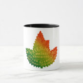 Keesling Blatt-Anzeige Tasse (Zentrum)