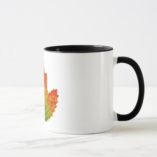 Keesling Leaf Anzeige Tasse (Rechts)