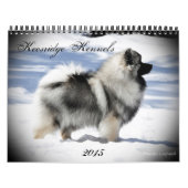 Keesridge Keeshonden Kalender 2015 (Titelbild)