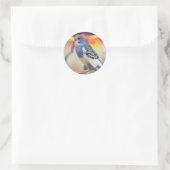 Keet Runder Aufkleber (Tasche)