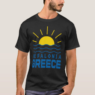 Kefalonia Griechenland Sonnenschein Und Meer Herre T-Shirt