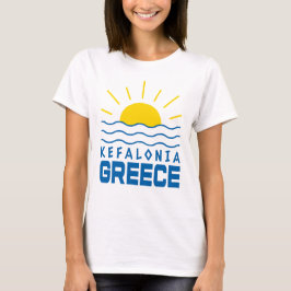 Kefalonia Griechenland Sonnenschein und Meereswell T-Shirt