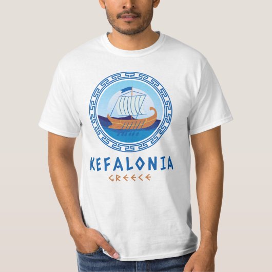 Kefalonia, Griechenland T-Shirt (Vorderseite)
