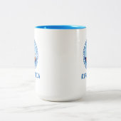 Kefalonia, Griechenland Zweifarbige Tasse (Mittel)