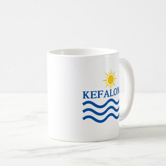 KEFALONIA Sun Waves Kaffeetasse (VorderseiteRechts)