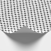 Keffiyeh-Design Free Palestine Geschenkpapier (Ecke)
