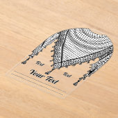 Keffiyeh palästinensischer Scarf Traditionelles Ge Acryleinladungen (Ablage )