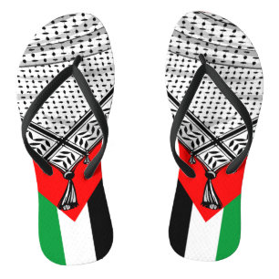 Keffiyeh palästinensischer Scarf Traditionelles Ge Badesandalen