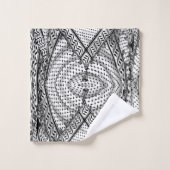 Keffiyeh palästinensischer Scarf Traditionelles Ge Badhandtuch Set (Waschlappen)