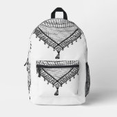 Keffiyeh palästinensischer Scarf Traditionelles Ge Bedruckter Rucksack (Vorderseite)