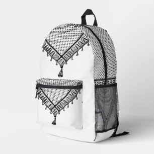 Keffiyeh palästinensischer Scarf Traditionelles Ge Bedruckter Rucksack