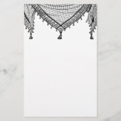 Keffiyeh palästinensischer Scarf Traditionelles Ge Briefpapier (Vorderseite)