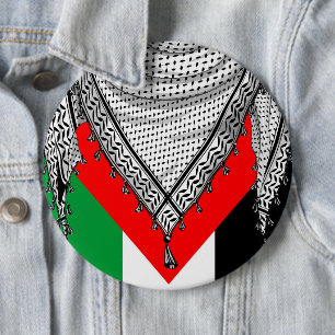 Keffiyeh palästinensischer Scarf Traditionelles Ge Button