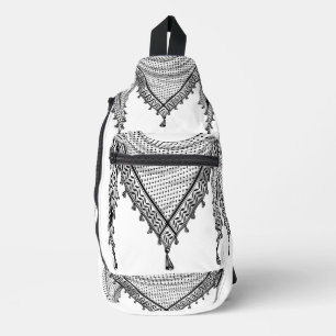 Keffiyeh palästinensischer Scarf Traditionelles Ge Crossbody Bag