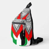 Keffiyeh palästinensischer Scarf Traditionelles Ge Crossbody Bag (Rechte Ecke)