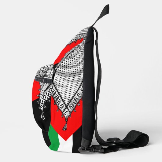 Keffiyeh palästinensischer Scarf Traditionelles Ge Crossbody Bag (Rechts)