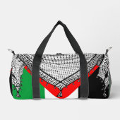 Keffiyeh palästinensischer Scarf Traditionelles Ge Duffle Bag (Vorderseite)