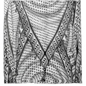 Keffiyeh palästinensischer Scarf Traditionelles Ge Duschvorhang (Vorderseite)