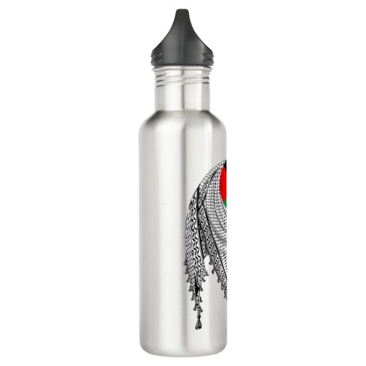 Keffiyeh palästinensischer Scarf Traditionelles Ge Edelstahlflasche (Links)