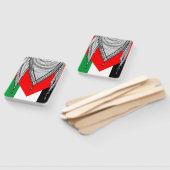 Keffiyeh palästinensischer Scarf Traditionelles Ge Fächer (Non-assembled)