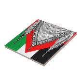Keffiyeh palästinensischer Scarf Traditionelles Ge Fliese (Seite)