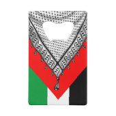 Keffiyeh palästinensischer Scarf Traditionelles Ge Geldbeutel Flaschenöffner (Rückseite)