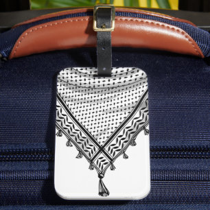 Keffiyeh palästinensischer Scarf Traditionelles Ge Gepäckanhänger