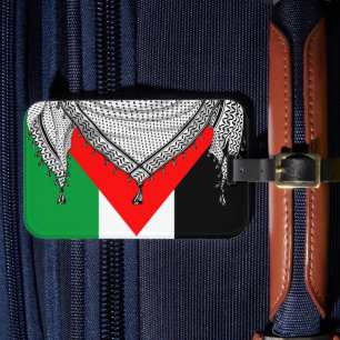 Keffiyeh palästinensischer Scarf Traditionelles Ge Gepäckanhänger