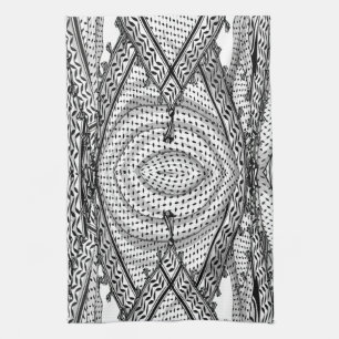 Keffiyeh palästinensischer Scarf Traditionelles Ge Geschirrtuch