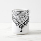 Keffiyeh palästinensischer Scarf Traditionelles Ge Kaffeetasse (Mittel)