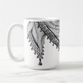 Keffiyeh palästinensischer Scarf Traditionelles Ge Kaffeetasse (Links)