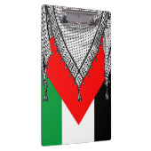Keffiyeh palästinensischer Scarf Traditionelles Ge Klemmbrett (Rechts)