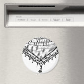 Keffiyeh palästinensischer Scarf Traditionelles Ge Magnet (In Situ (Geschirrspüler))