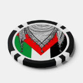 Keffiyeh palästinensischer Scarf Traditionelles Ge Pokerchips (Einzeln)
