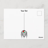 Keffiyeh palästinensischer Scarf Traditionelles Ge Postkarte (Rückseite)