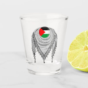 Keffiyeh palästinensischer Scarf Traditionelles Ge Schnapsglas