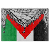 Keffiyeh palästinensischer Scarf Traditionelles Ge Schneidebrett (Vorderseite)