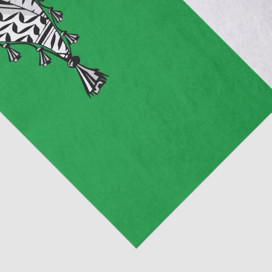 Keffiyeh palästinensischer Scarf Traditionelles Ge Seidenpapier (Detail)