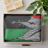 Keffiyeh palästinensischer Scarf Traditionelles Ge Seidenpapier (Geschenk)
