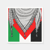 Keffiyeh palästinensischer Scarf Traditionelles Ge Serviette (Vorderseite)