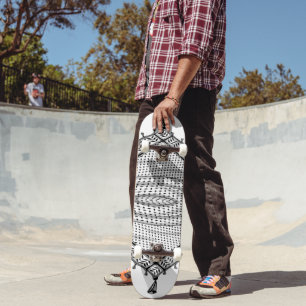 Keffiyeh palästinensischer Scarf Traditionelles Ge Skateboard