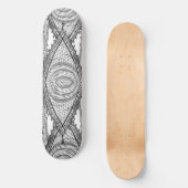 Keffiyeh palästinensischer Scarf Traditionelles Ge Skateboard (Vorderseite)