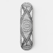 Keffiyeh palästinensischer Scarf Traditionelles Ge Skateboard (Vorderseite)
