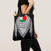Keffiyeh palästinensischer Scarf Traditionelles Ge Tasche (Von Nahem)