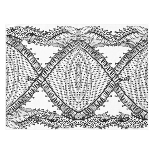 Keffiyeh palästinensischer Scarf Traditionelles Ge Tischdecke (Vorderseite (Horizontal))