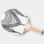 Keffiyeh palästinensischer Scarf Traditionelles Ge Tischtennis Schläger (Seitenansicht)