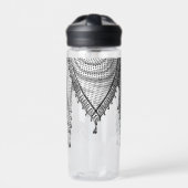 Keffiyeh palästinensischer Scarf Traditionelles Ge Trinkflasche (Vorderseite)