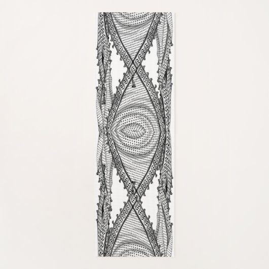 Keffiyeh palästinensischer Scarf Traditionelles Ge Yogamatte (Vorderseite)