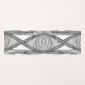 Keffiyeh palästinensischer Scarf Traditionelles Ge Yogamatte (Vorderseite (Horizontal))